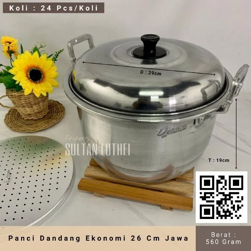 Panci Dandang Ekonomi 26 Cm Jawa_11zon