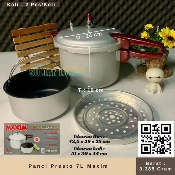 Panci Presto 7L Maxim