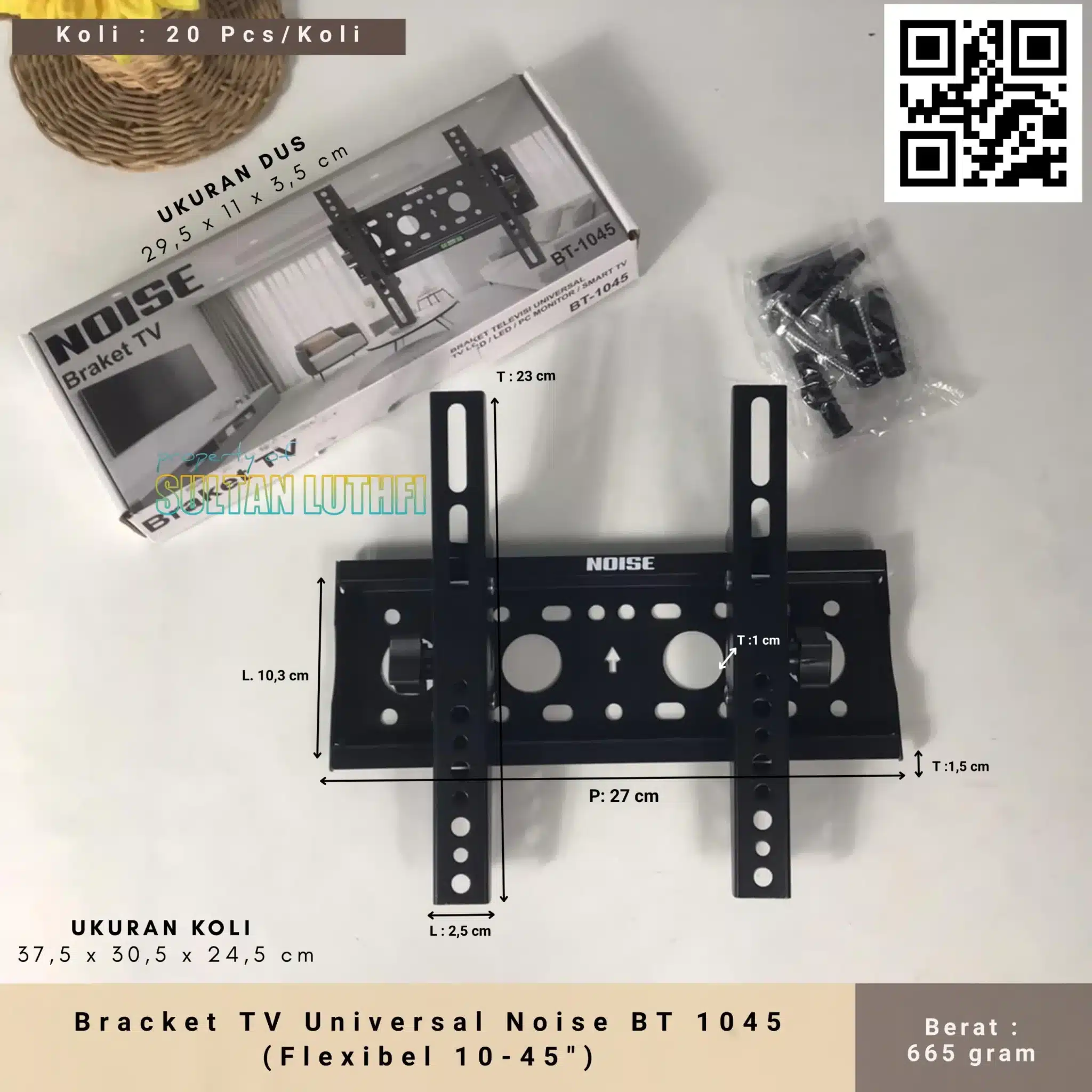 Bracket TV Universal Noise BT 1045 (Flexibel 10-45)