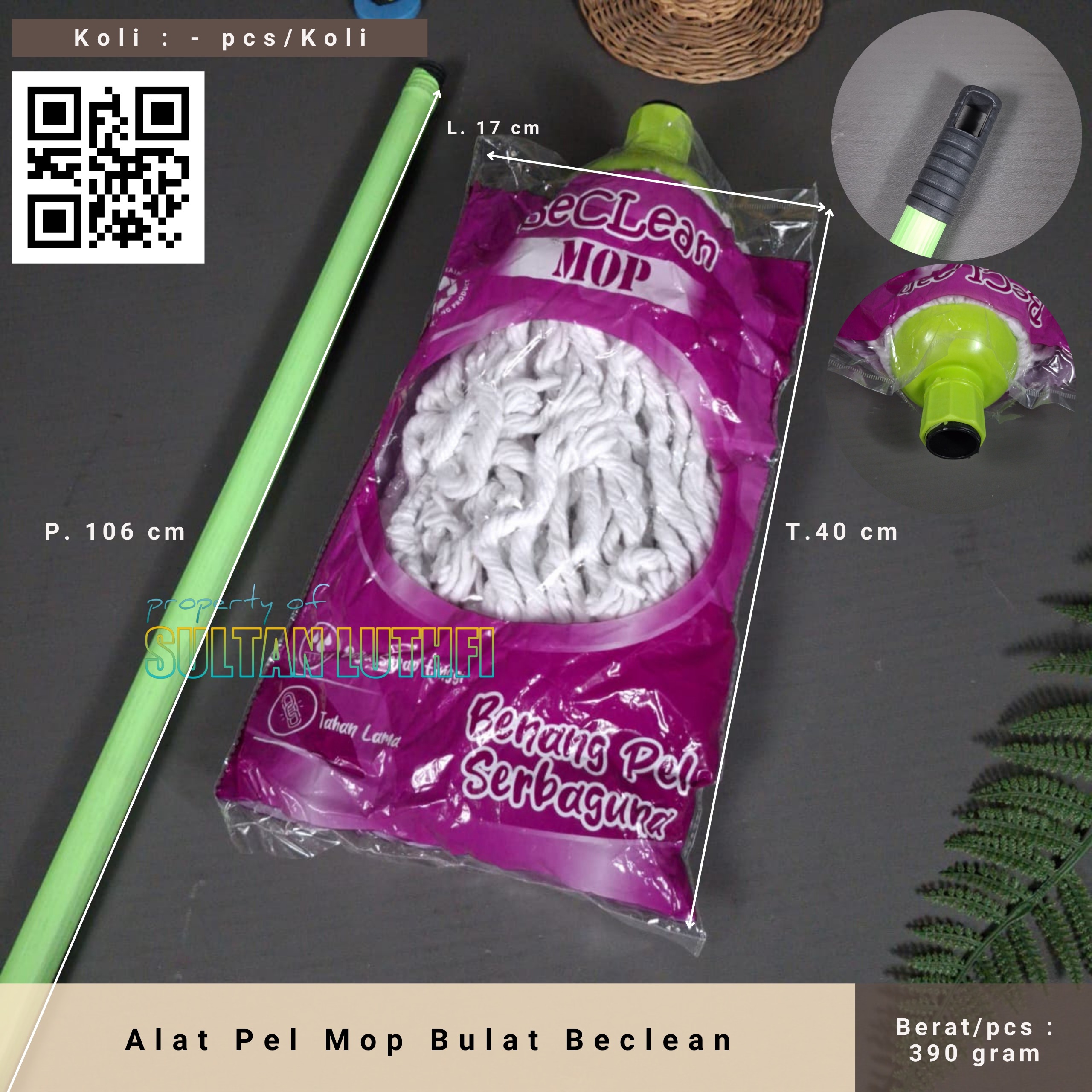 Alat Pel Mop Bulat Beclean1