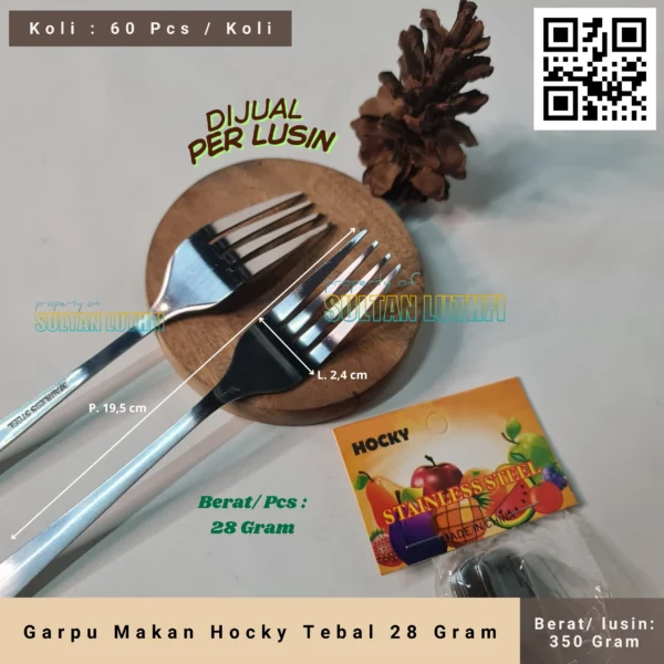 Garpu Makan Hocky Tebal 28 Gram
