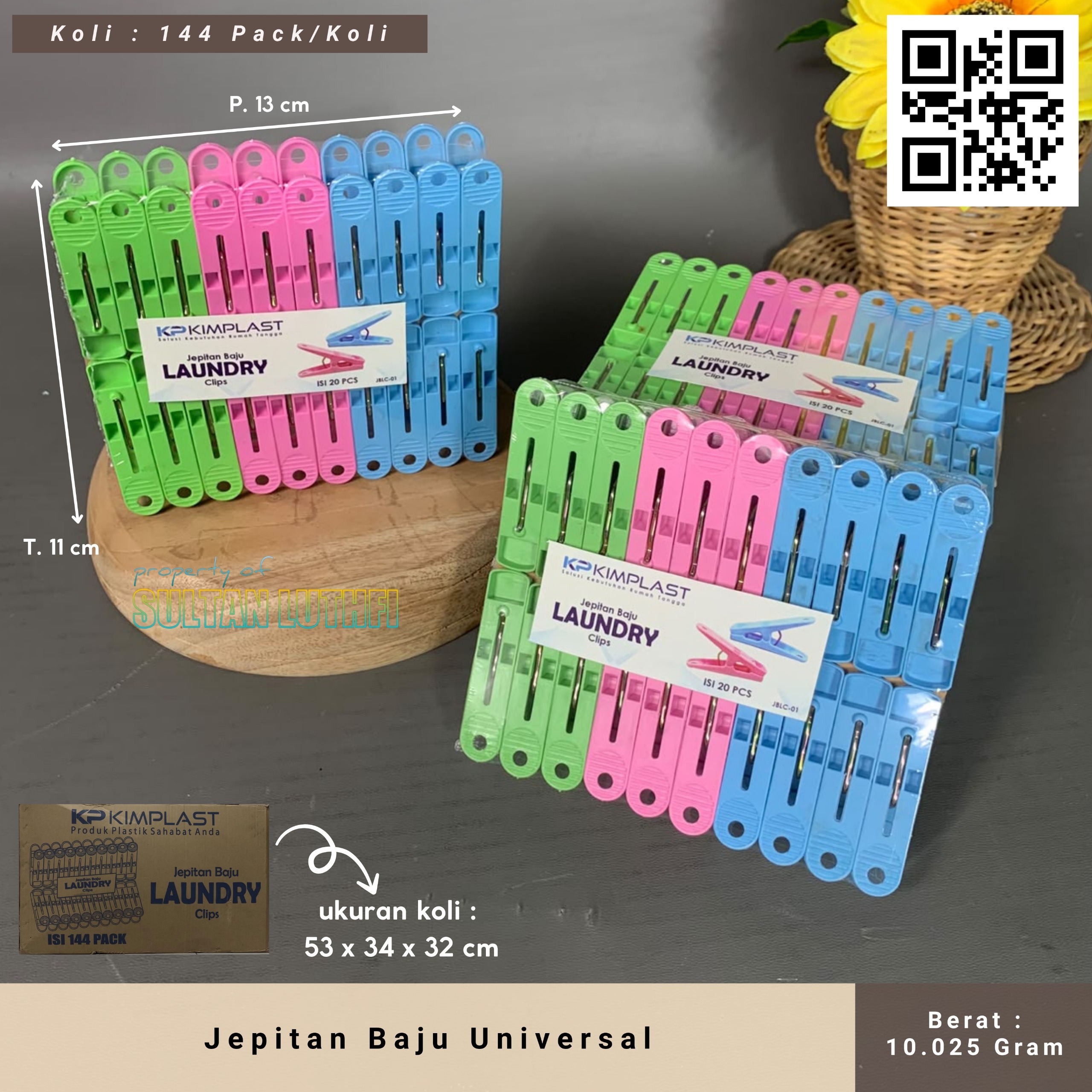 Jepitan Baju Universal